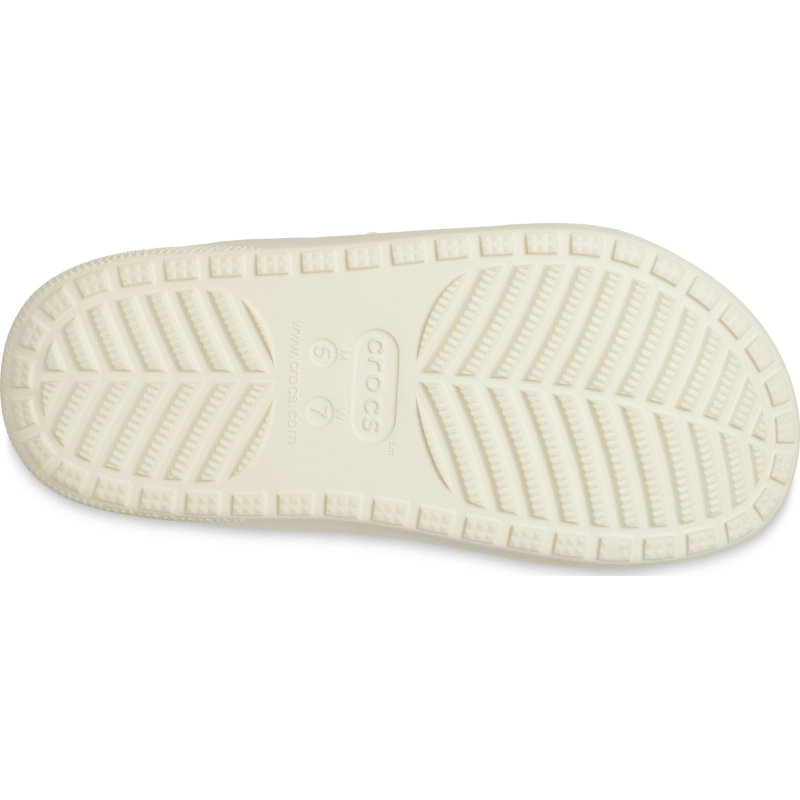 Crocs™ Classic Cozzzy Sandal Bone/Mushroom