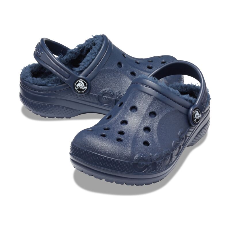 Crocs™ Baya Lined Clog Kid's 207500 Navy/Navy