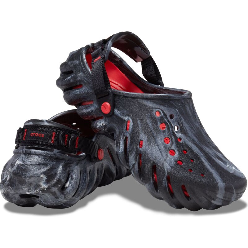Crocs™ Echo Marbled Clog Black/Flame