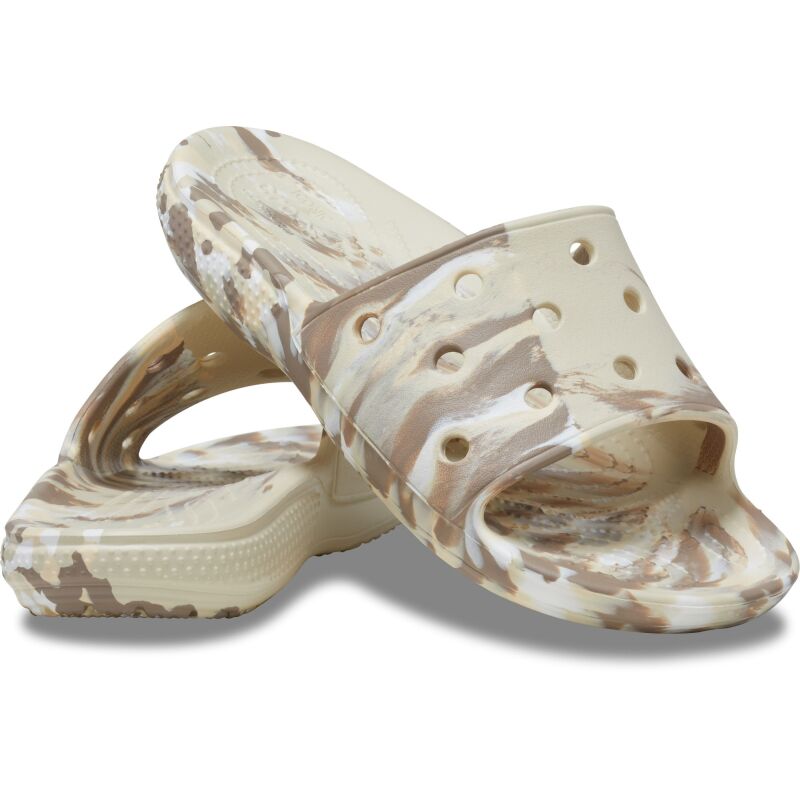 Crocs™ Classic Marbled Slide Bone/Multi
