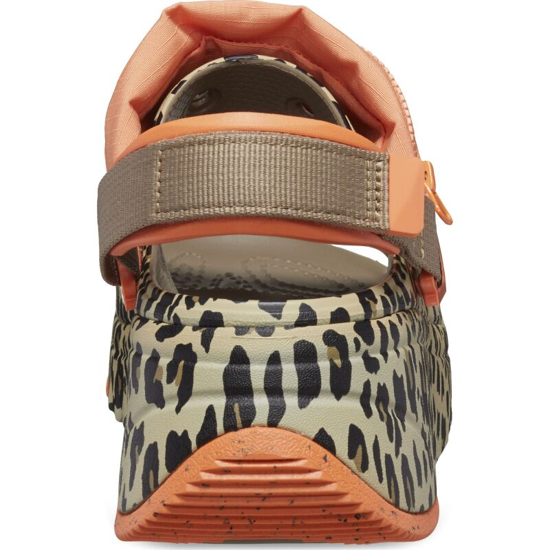 Crocs™ Hiker Xscape Animal Sandal Khaki/Leopard