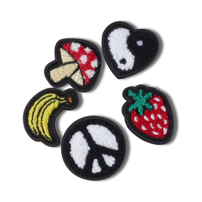 Crocs™ Jibbitz Peace N Love Tufted Patch 5 Pack 