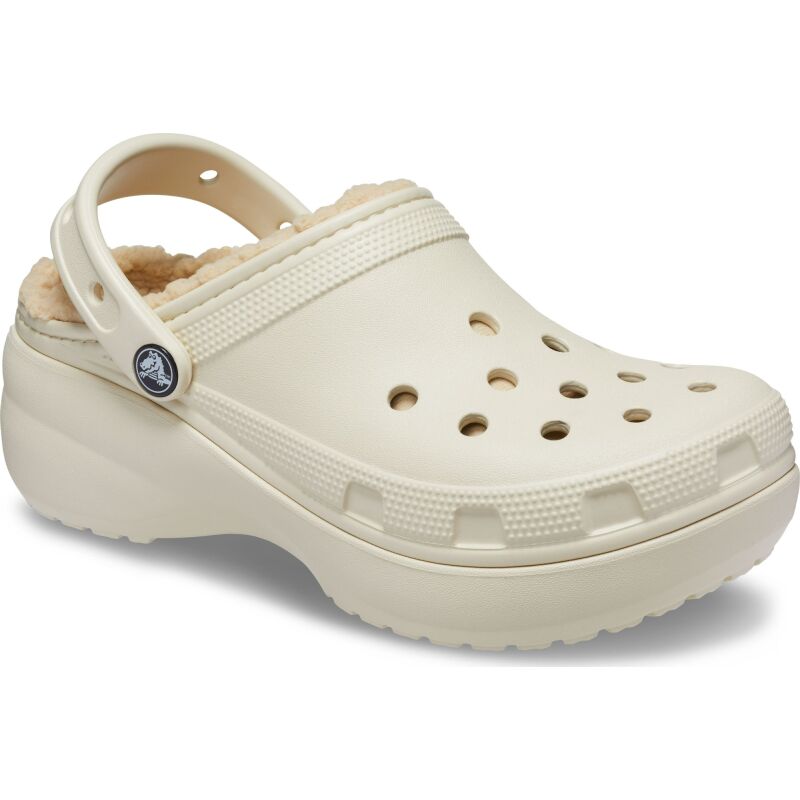 Crocs™ Classic Platform Lined Clog W Bone