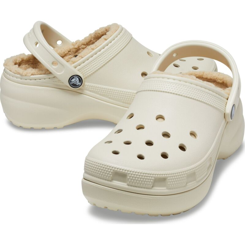 Crocs™ Classic Platform Lined Clog W Bone