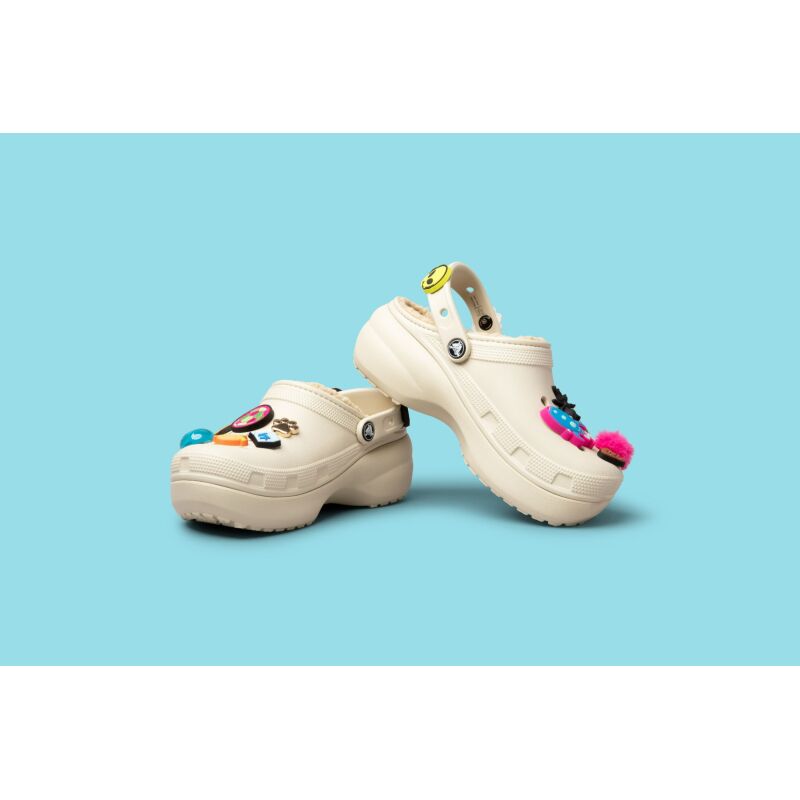 Crocs™ Classic Platform Lined Clog W Bone