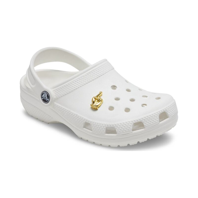 Crocs™ Jibbitz Gold Fingers Crossed 