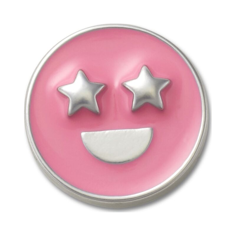 Crocs™ Jibbitz Pink Pastel Enamel Face 