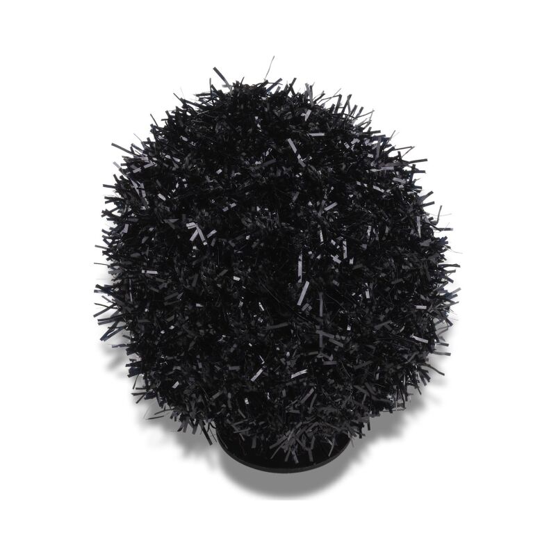 Crocs™ Jibbitz Black Metallic Puff Ball 