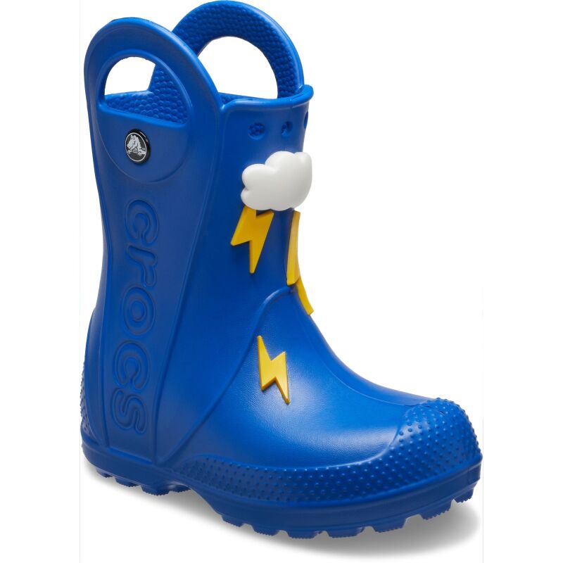 Crocs™ Handle It Lightning Bolt Rain Boot Kids' Blue Bolt