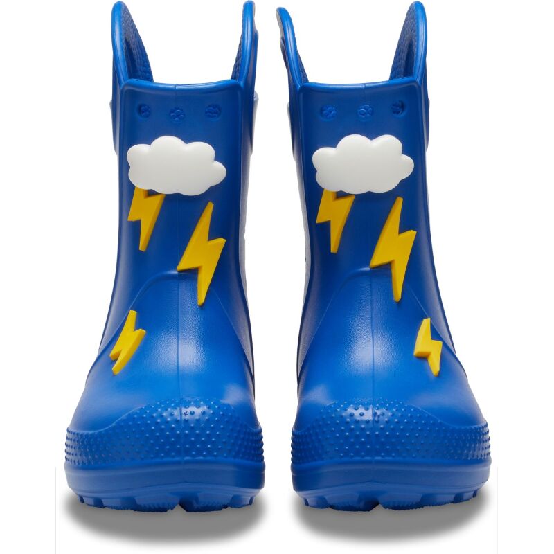 Crocs™ Handle It Lightning Bolt Rain Boot Kids' Blue Bolt
