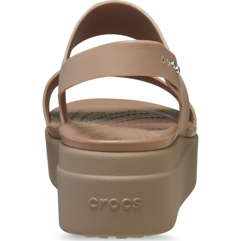 Crocs™ Brooklyn Low Wedge Womens Latte/Mushroom