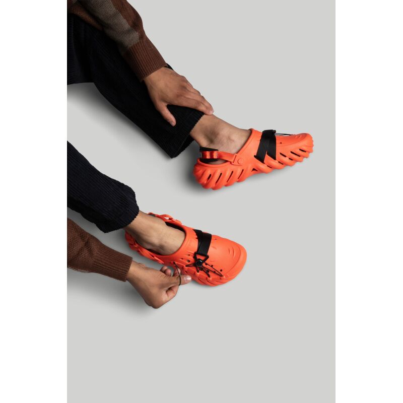 Crocs™ Echo Reflective Laces Clog Lava