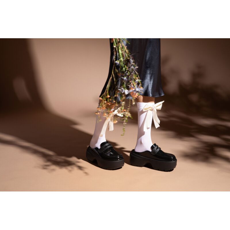 Crocs™ Stomp High Shine Loafer Black