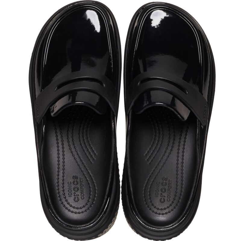 Crocs™ Stomp High Shine Loafer Black