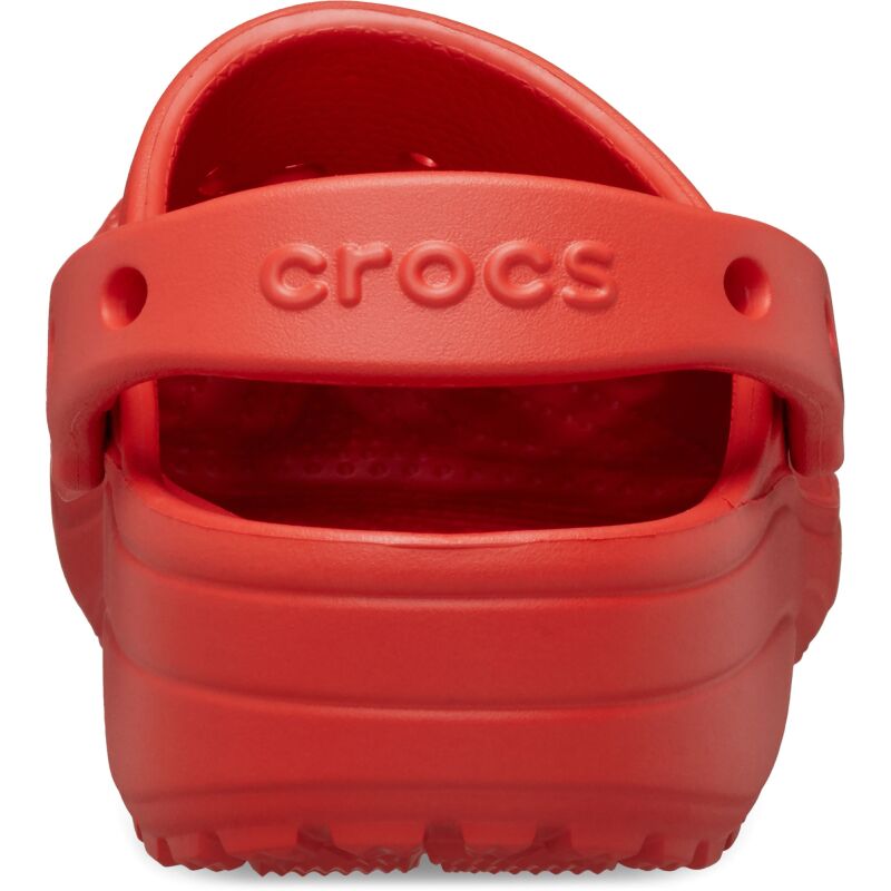 Crocs™ Classic Floral Cut Out Clog Cherry Red