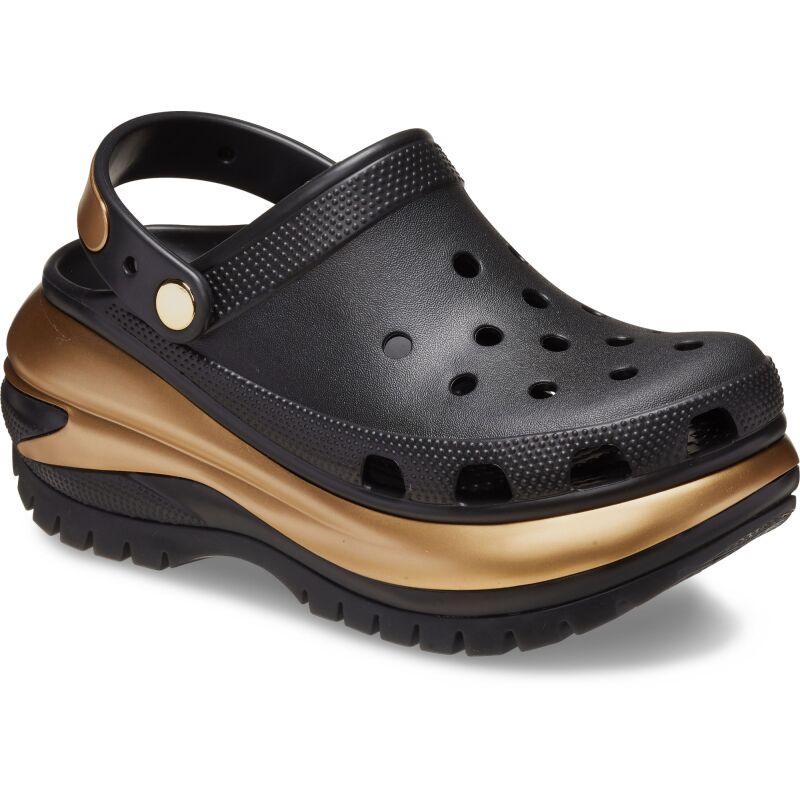 Crocs™ Mega Crush Metallic Clog Black/Gold
