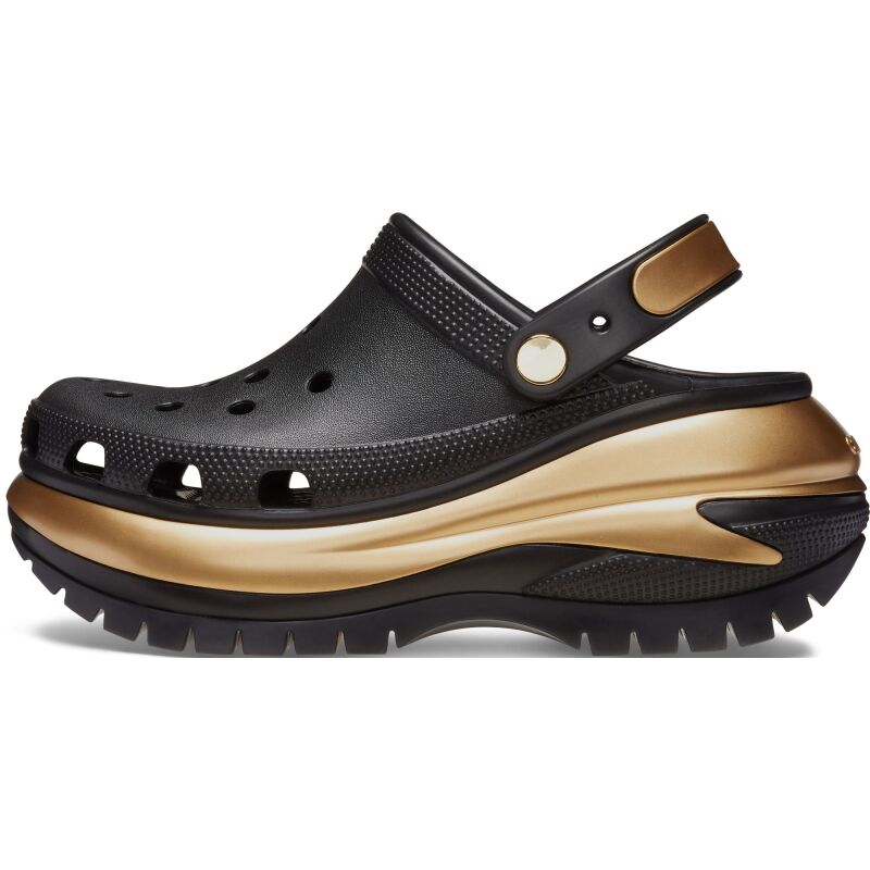 Crocs™ Mega Crush Metallic Clog Black/Gold