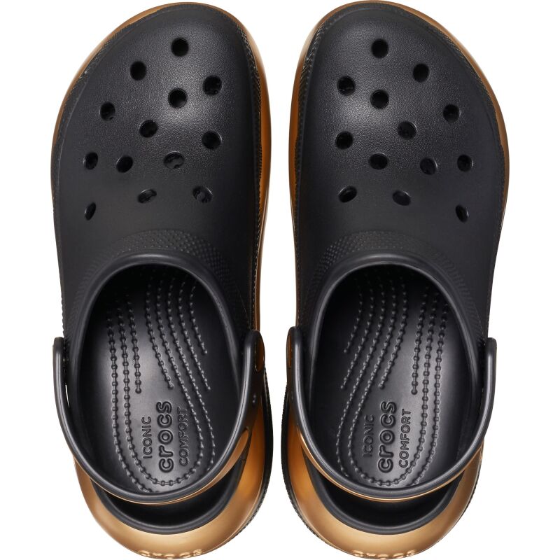 Crocs™ Mega Crush Metallic Clog Black/Gold