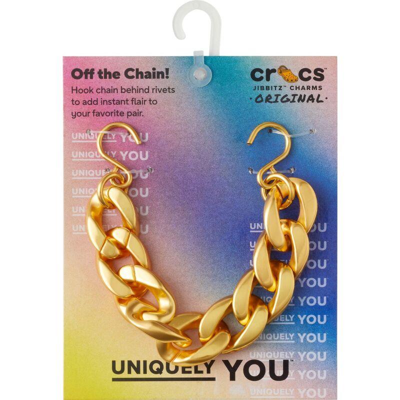 Crocs™ Jibbitz Gold Cuban Strap Chain 