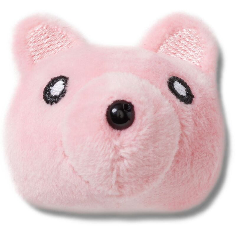 Crocs™ Jibbitz Pink Plush Teddy Face 