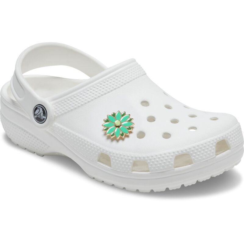 Crocs™ Jibbitz Green Spinner Flower 