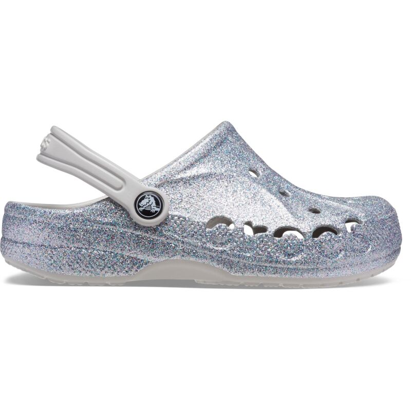 Crocs™ Baya Glitter Clog Kid's 207015 Silver