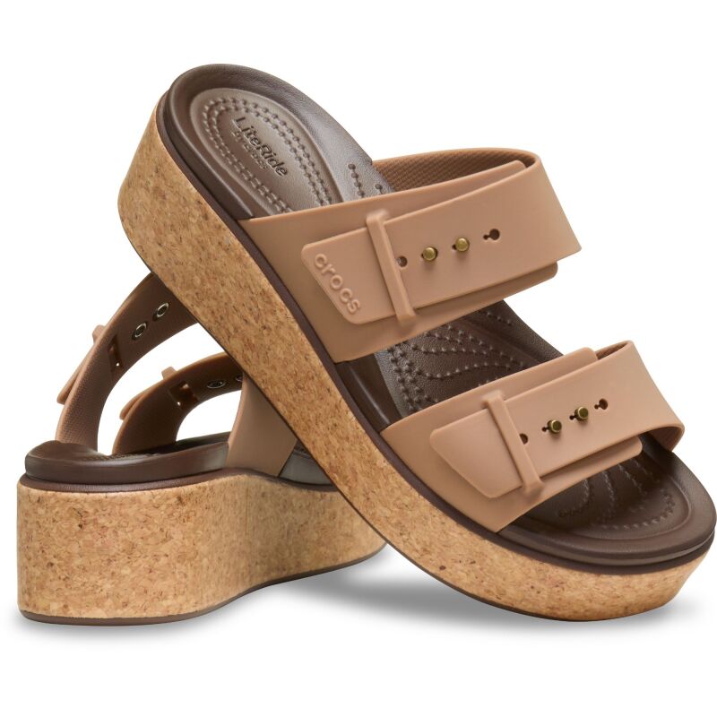 Crocs™ Brooklyn Ork Buckle Milk Chocolate
