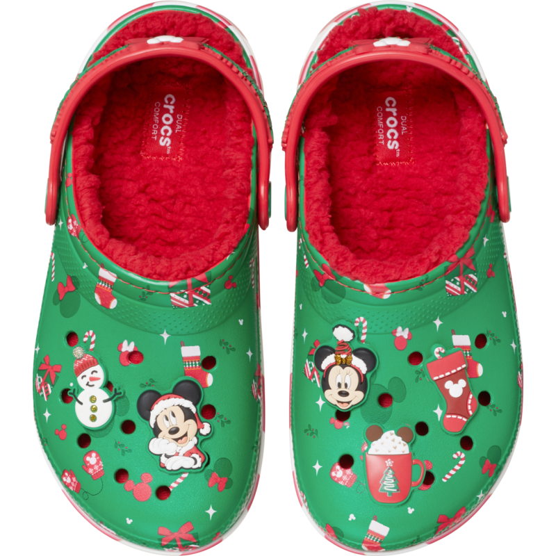 Crocs™ Mickey Xmas Lined Classic Clog Kids' Multi