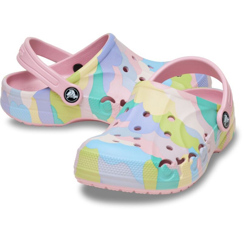 Crocs™ Baya Seasonal Printed Clog Kid's 209728 Petal Pink