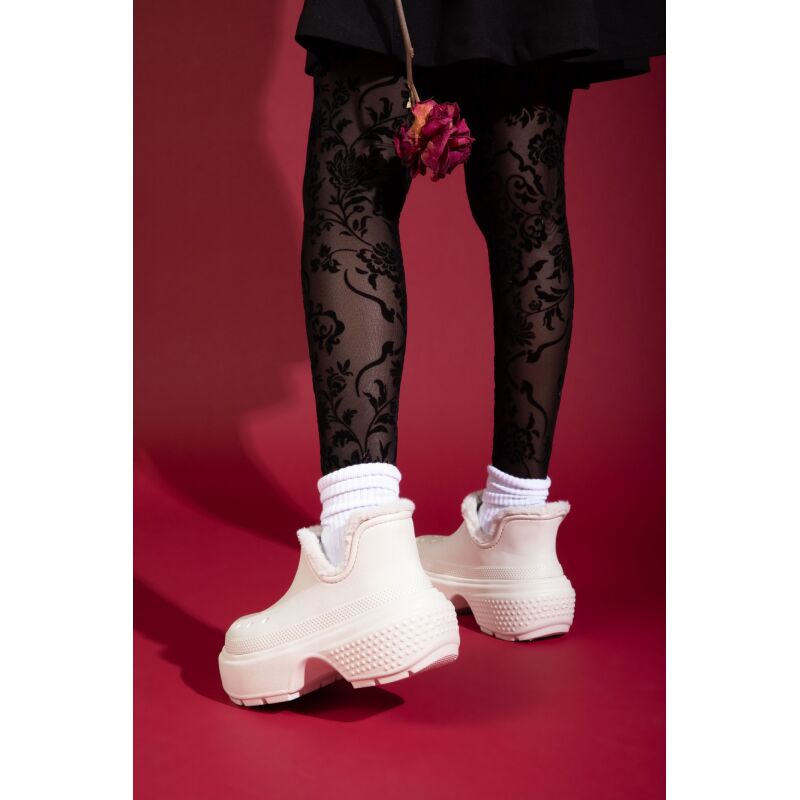 Stomp Lined Shorty Boot Linen/Linen