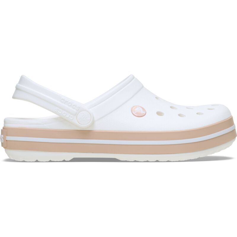 Crocs™ Crocband White/Pink Caramel