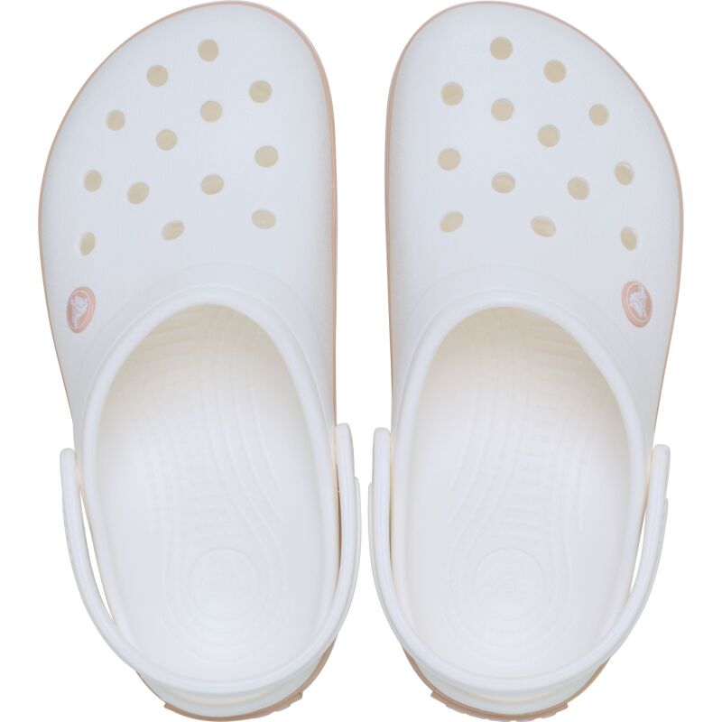 Crocs™ Crocband White/Pink Caramel