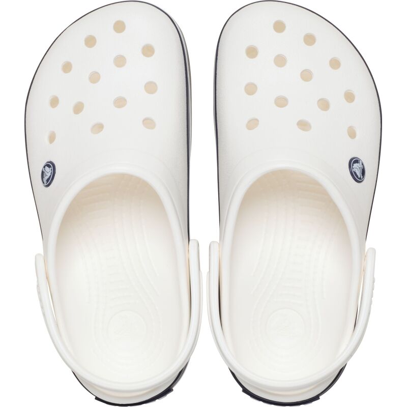 Crocs™ Crocband White/White/Navy
