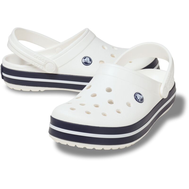 Crocs™ Crocband White/White/Navy