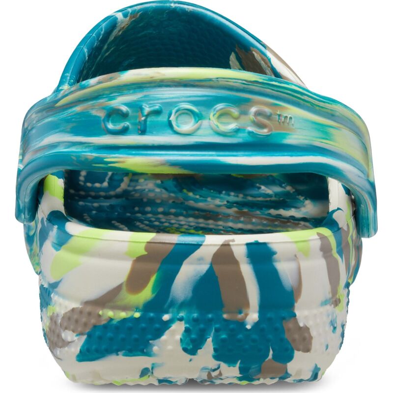Crocs™ Classic Marbled Clog Kid's 206838 Limeade/Multi