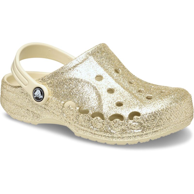 Crocs™ Baya Glitter Clog Kid's 207014 Winter White