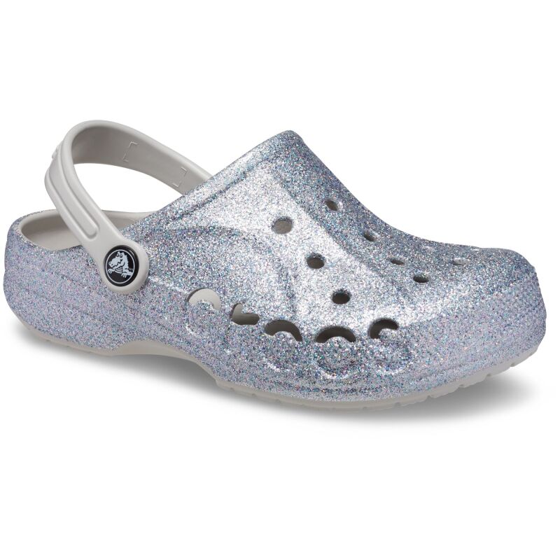 Crocs™ Baya Glitter Clog Kid's 207014 Silver