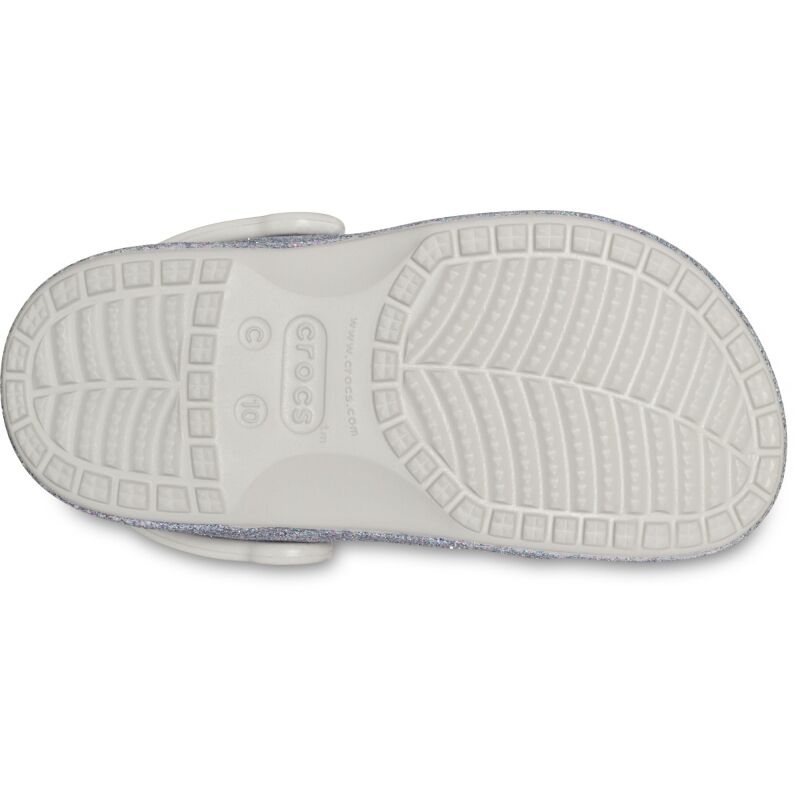 Crocs™ Baya Glitter Clog Kid's 207014 Silver