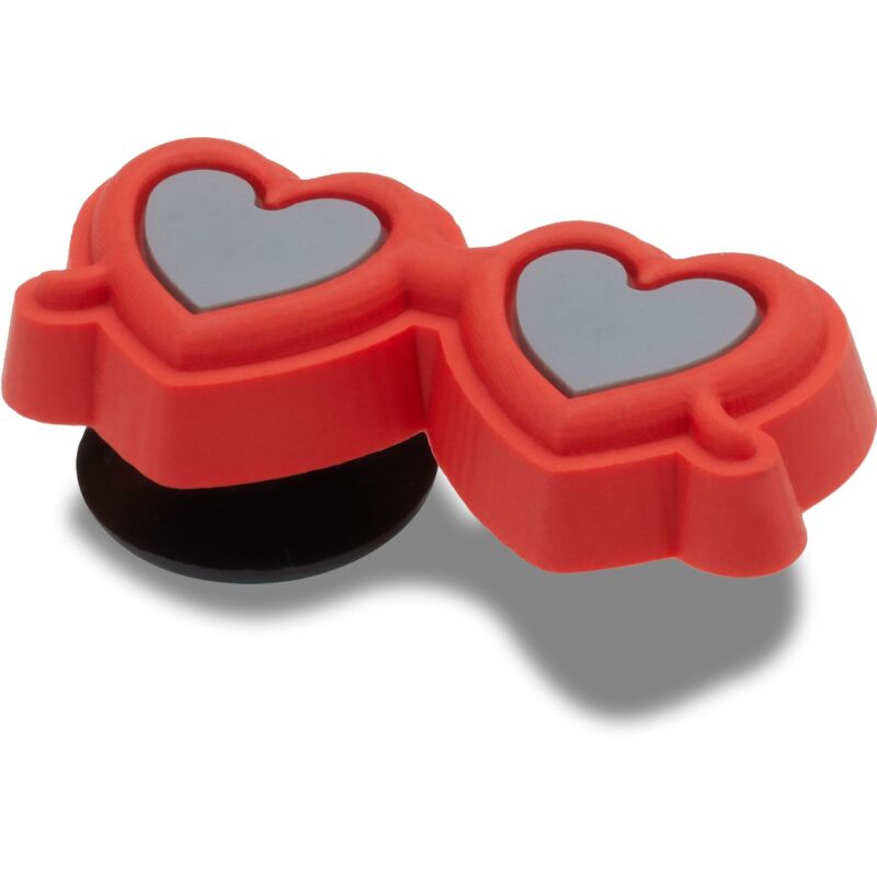 Crocs™ Jibbitz Red Heart Sunglasses 