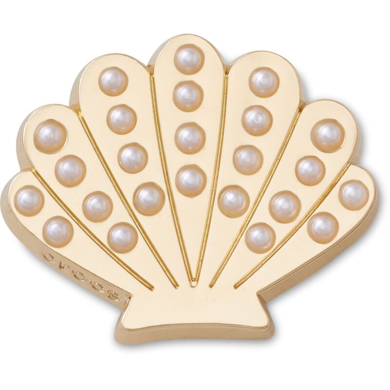 Crocs™ Jibbitz Gold And Pearl Seashell 