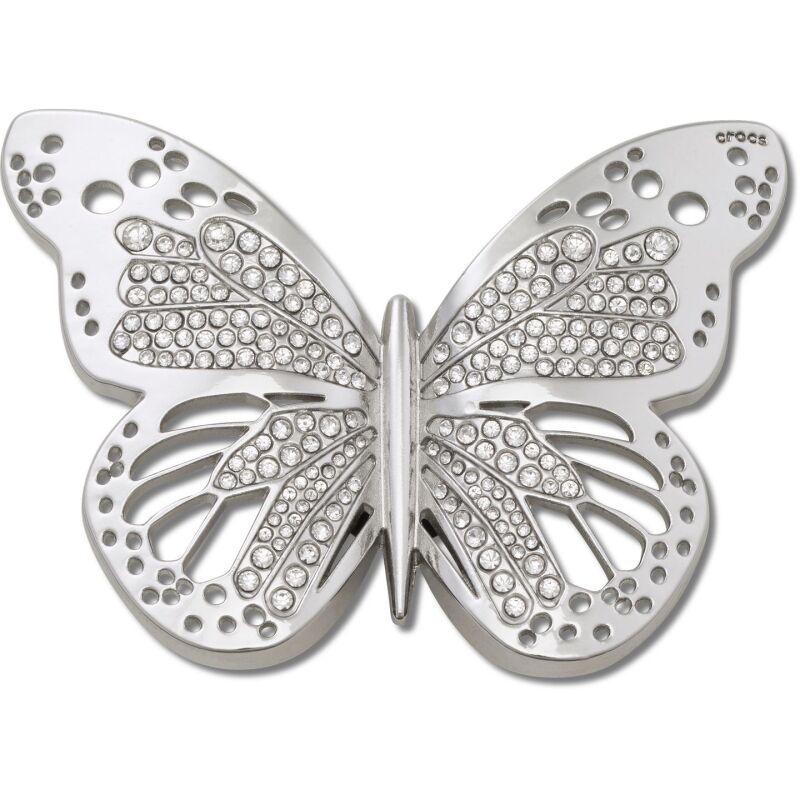 Crocs™ Jibbitz Silver Cutout Butterfly 