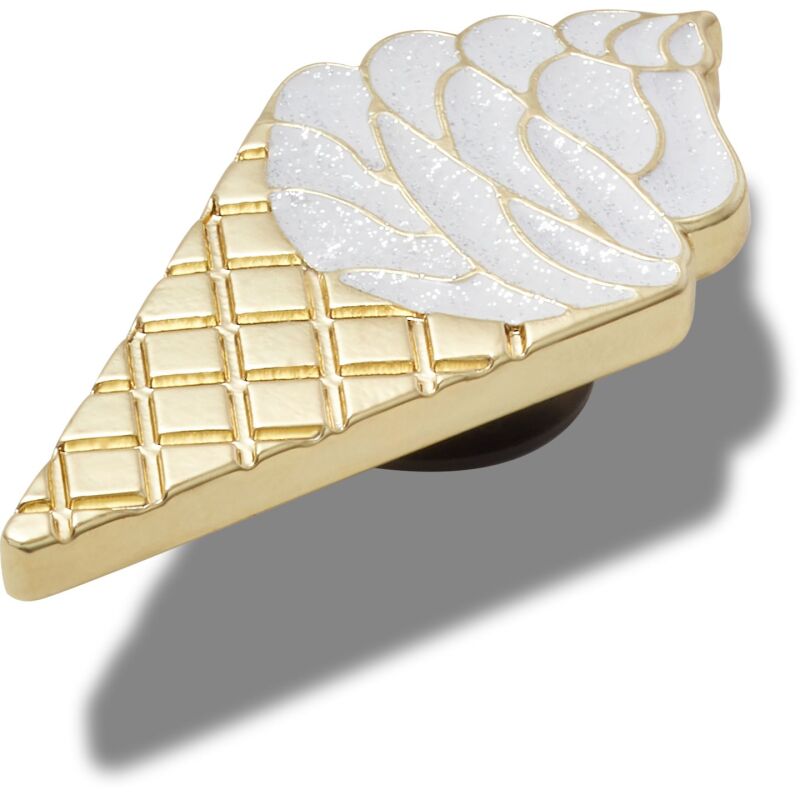 Crocs™ Jibbitz Gold Vanilla Waffle Cone 