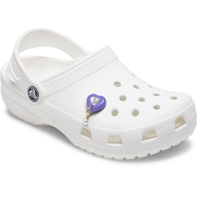 Crocs™ Jibbitz Purple Heart With Pearl 