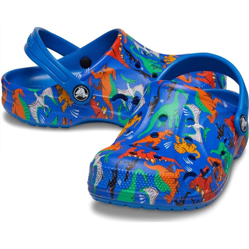 Crocs™ Baya Tie Dye Graphic Clog Kid's Bright Cobalt