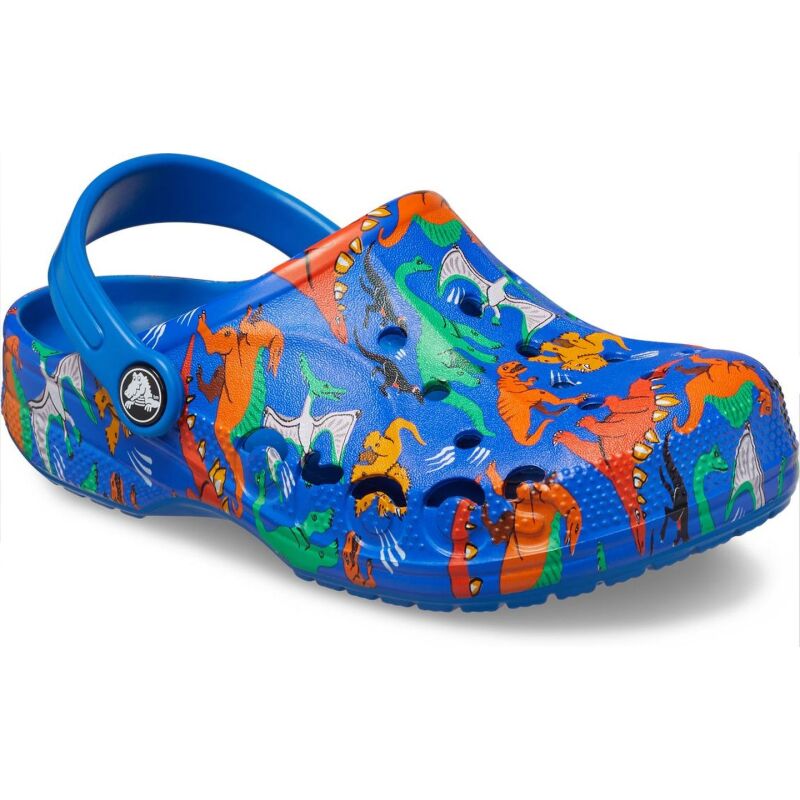 Crocs™ Baya Tie Dye Graphic Clog Kid's Bright Cobalt