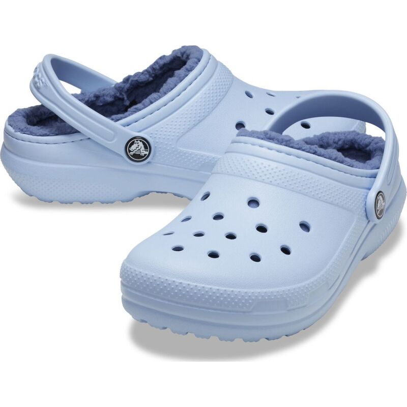 Crocs™ Classic Lined Clog Kid's Blue Calcite