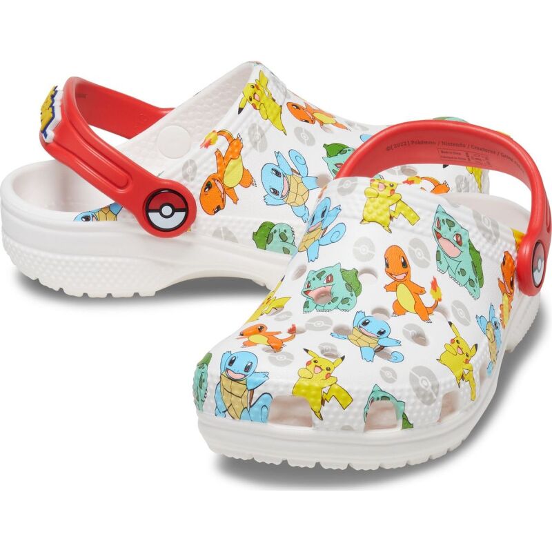 Crocs™ Classic Pokemon Clog Kid's White/Multi