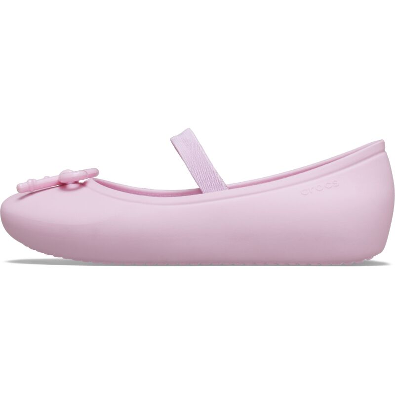 Crocs™ Brooklyn Bow Flat Kids' Ballerina Pink