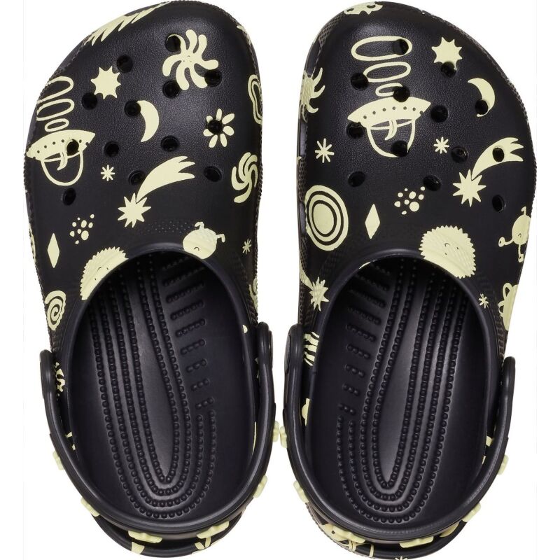 Crocs™ Classic Glow Space Clog Toddler's Black