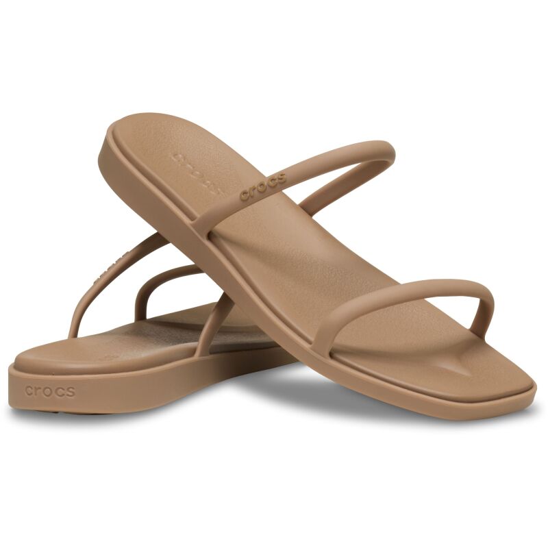 Crocs™ Miami Two Strap Sandal Women's Milk Chocolate